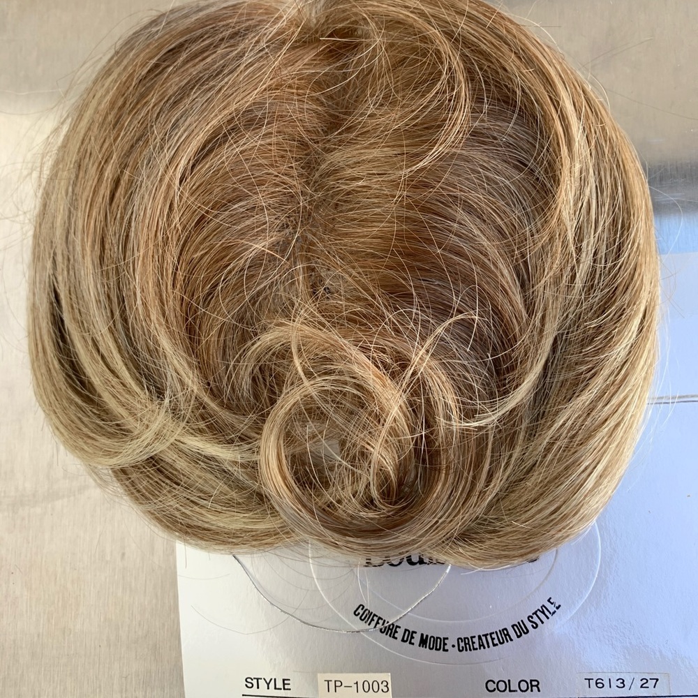 Blonde Hair topper/toupe/toppette/Bangs - Picture 2 of 2